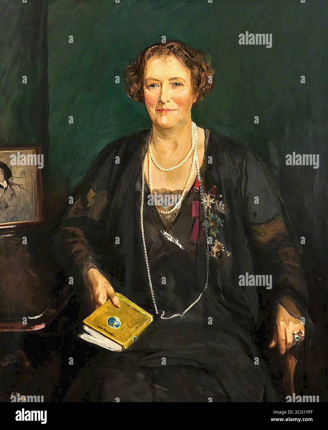 Lavery Sir John - Lady Simon - British School - 19e siècle Banque D'Images