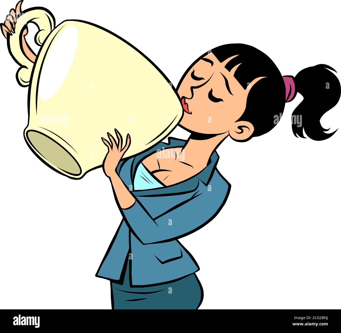Jeune et beau Banque d'images vectorielles - Alamy