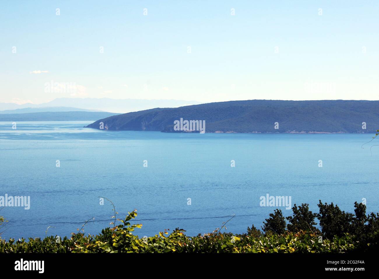 Moscenicka Draga à la fin de l'été, vues, côte Adriatique, Croatie Banque D'Images Moscenicka Draga à la fin de l'été, vues, côte Adriatique, Croatie Banque D'Images