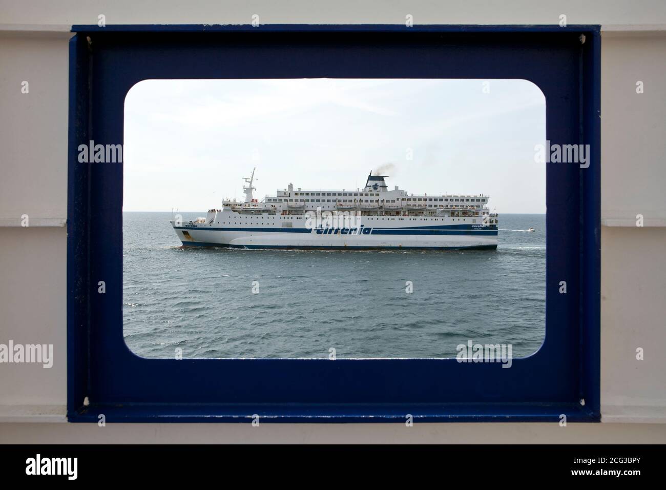 Ferry de Civitavecchia à la Sardaigne Banque D'Images