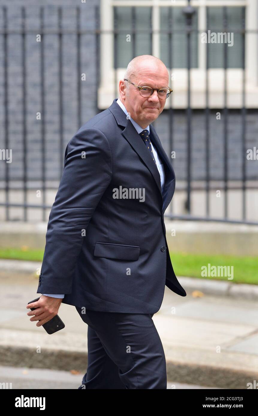 Andreas Michaelis - Ambassadeur d'Allemagne au Royaume-Uni depuis mai 2020 - à Downing Street pour une réunion au n° 10, le 8 septembre 2020 Banque D'Images