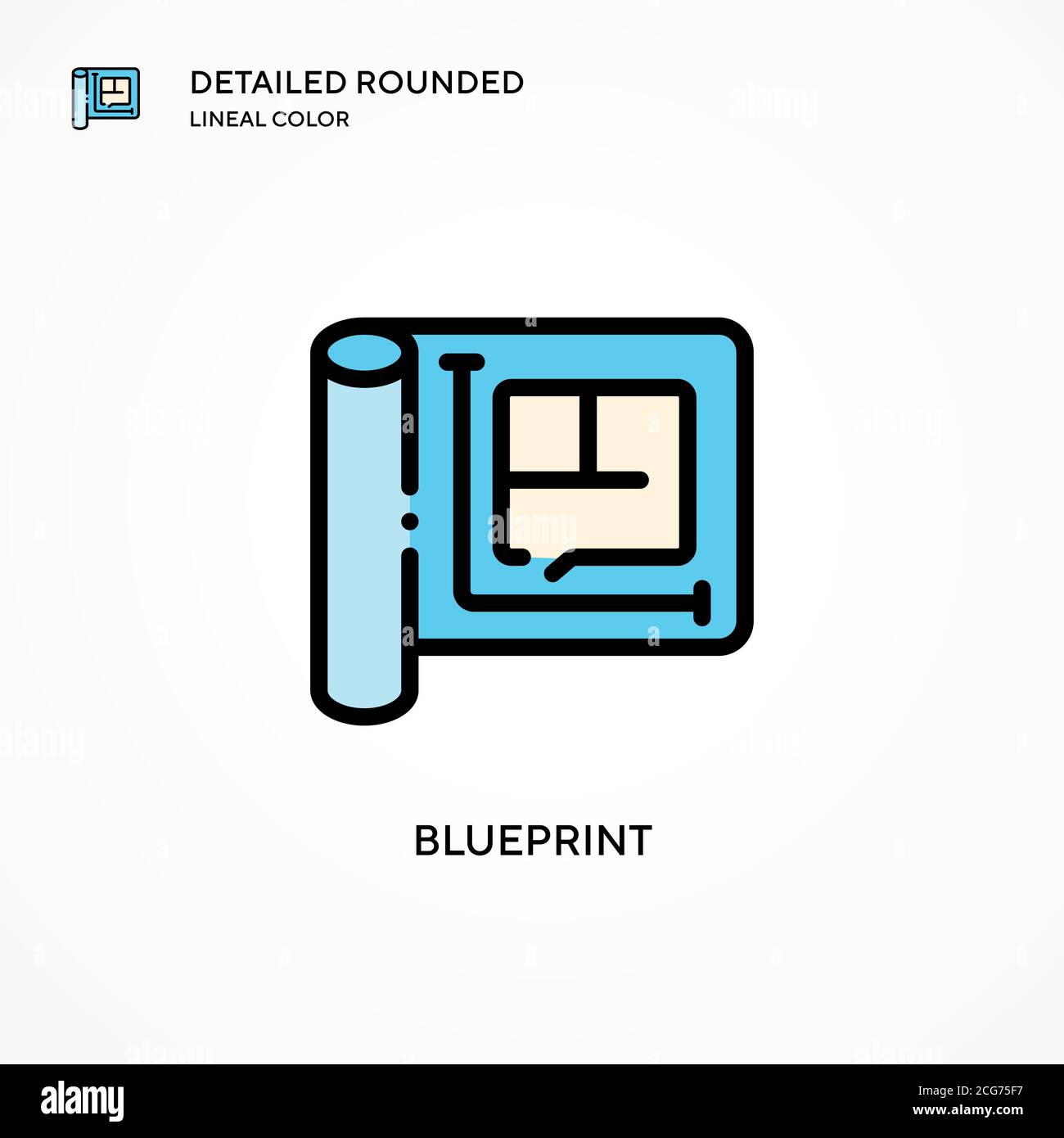 Icône de vecteur de photocalque. Concepts modernes d'illustration vectorielle. Facile à modifier et à personnaliser. Illustration de Vecteur
