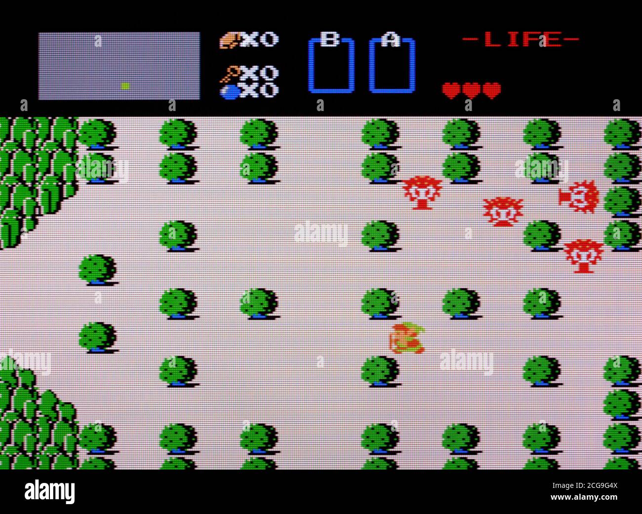La légende de Zelda - Nintendo Entertainment System - NES Jeu vidéo - usage éditorial uniquement Banque D'Images