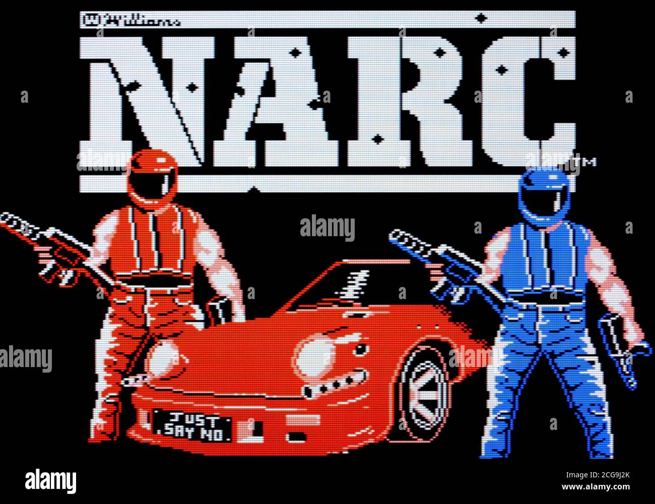 NARC - Nintendo Entertainment System - NES Videogame - Editorial à utiliser uniquement Banque D'Images