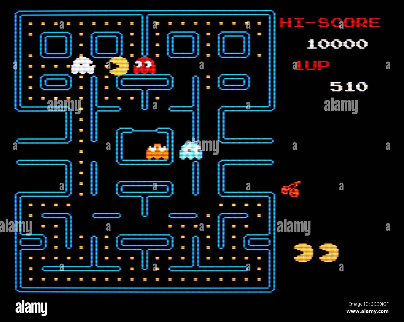 PAC-Man - Nintendo Entertainment System - NES Videogame - Editorial à utiliser uniquement Banque D'Images