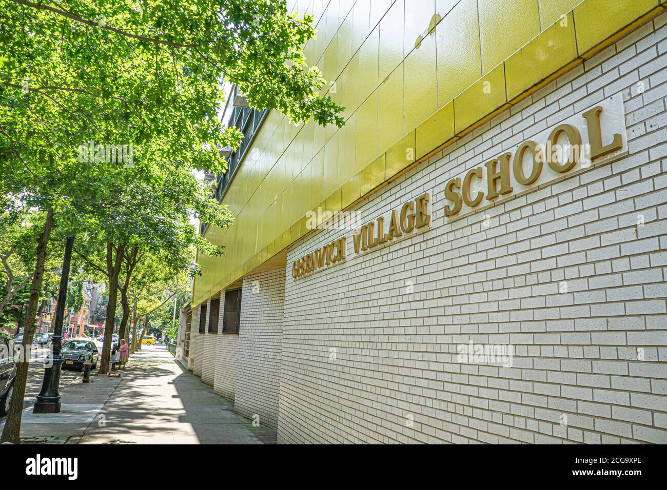 PS41 Greenwich Village School, West 11th Street, New York City, New York, États-Unis Banque D'Images