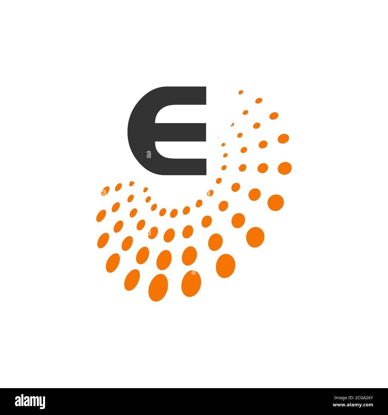 Simple et moderne lettre E pour votre meilleur symbole d'affaires. Illustration vectorielle EPS.8 EPS.10 Illustration de Vecteur