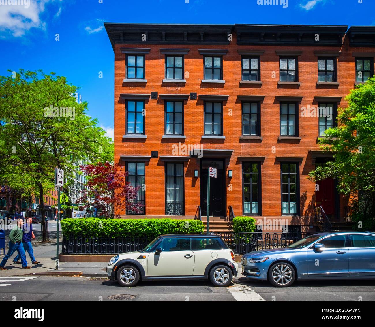 New York City, États-Unis, mai 2019, vue sur un bâtiment en briques rouges dans le quartier de Chelsea Banque D'Images