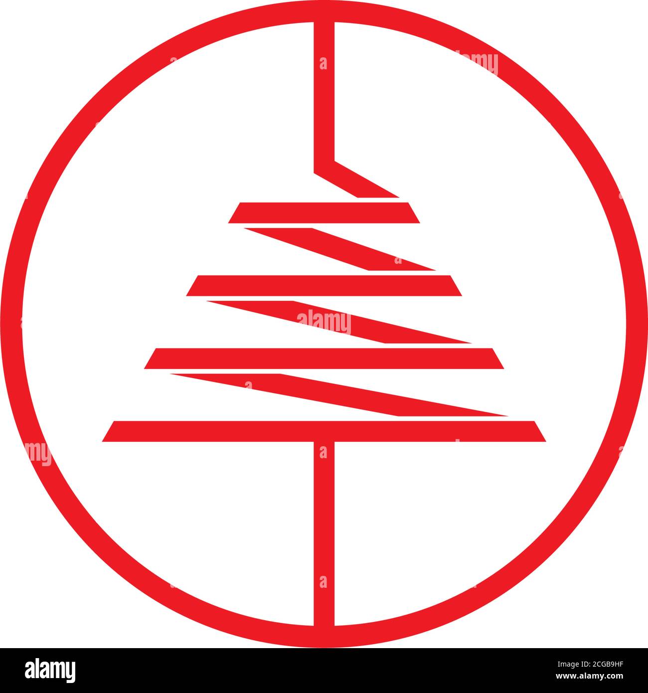 bandes ruban flèche décoration logo vecteur Illustration de Vecteur
