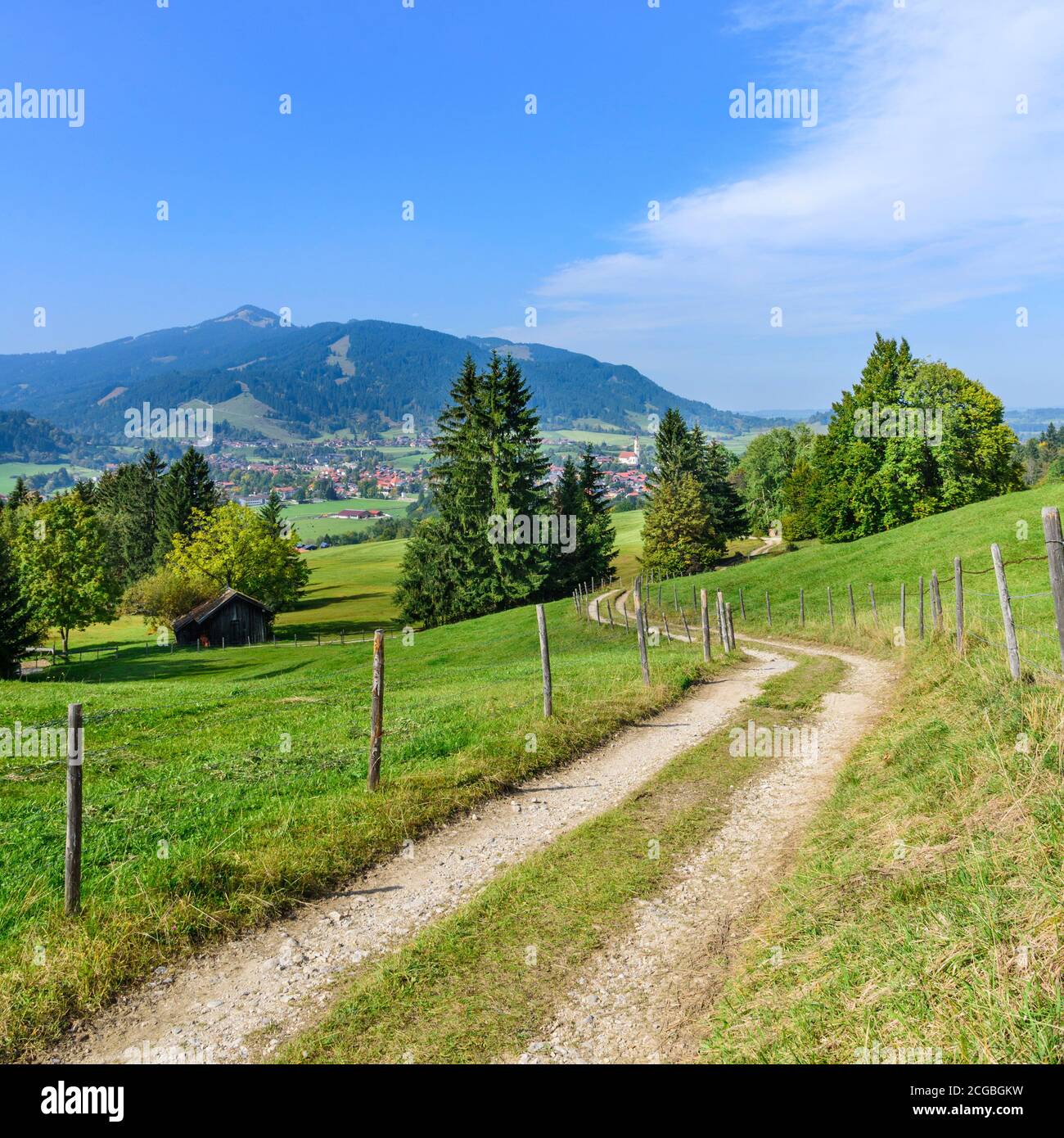 Impressions automnales de la région Pfronten à Ostallgäu Banque D'Images