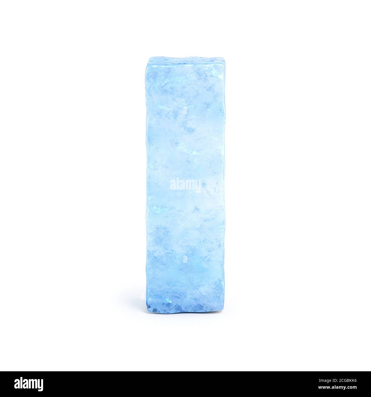 Rendu 3d police ICE, lettre I Banque D'Images