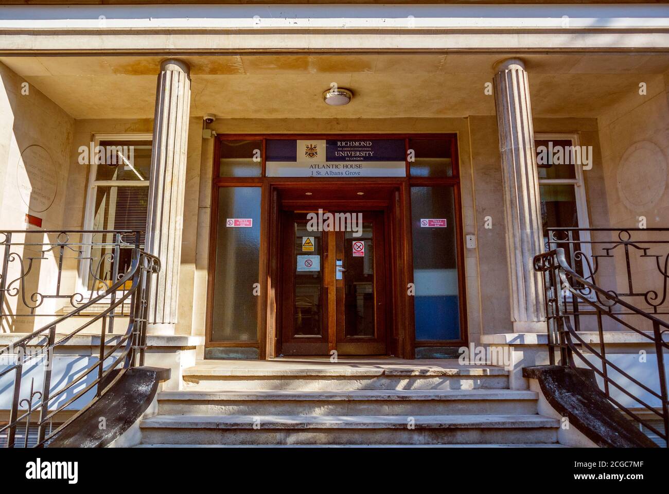 Richmond University, l'American International University de Londres Banque D'Images