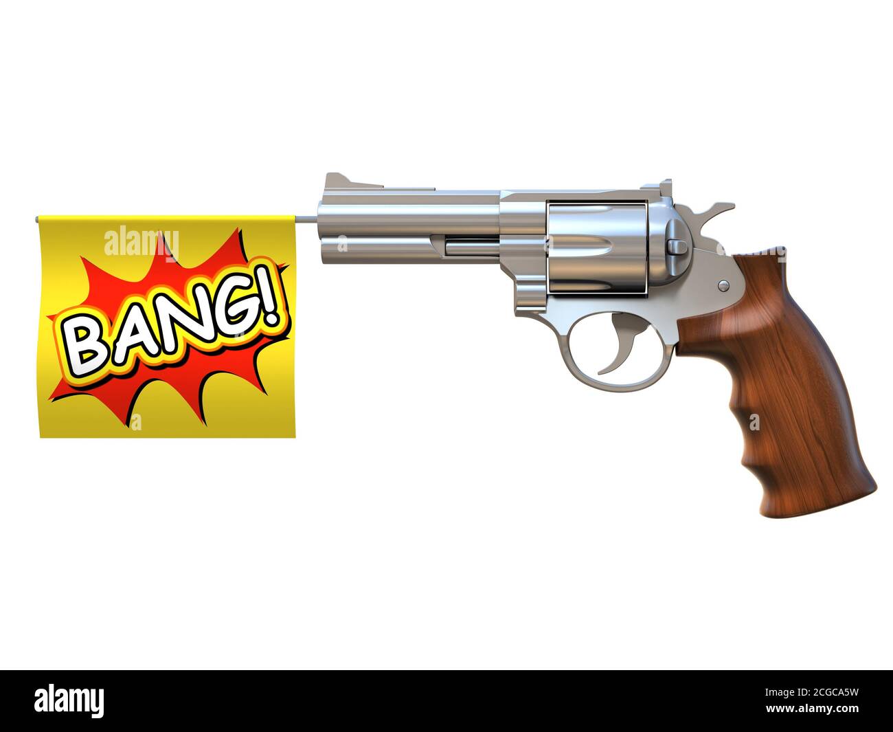 Smiffys Pistolet bang, avec drapeau : : Jeux et Jouets