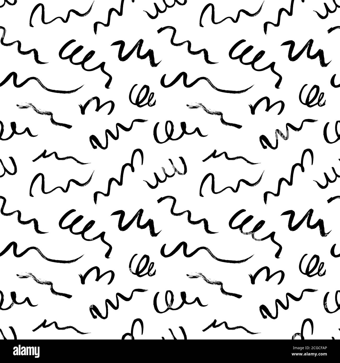 Formes à balayage vectorisées sans couture. Illustration de Vecteur