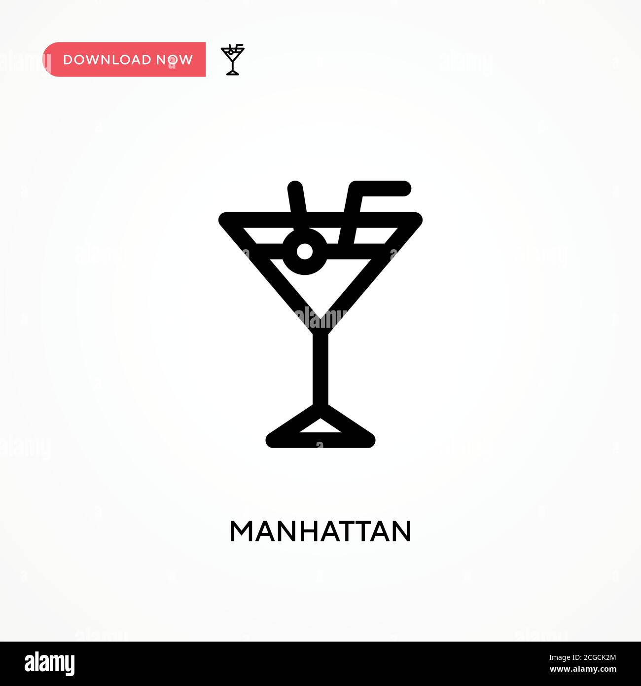 Icône de vecteur simple Manhattan. Illustration moderne et simple à vecteur plat pour site Web ou application mobile Illustration de Vecteur