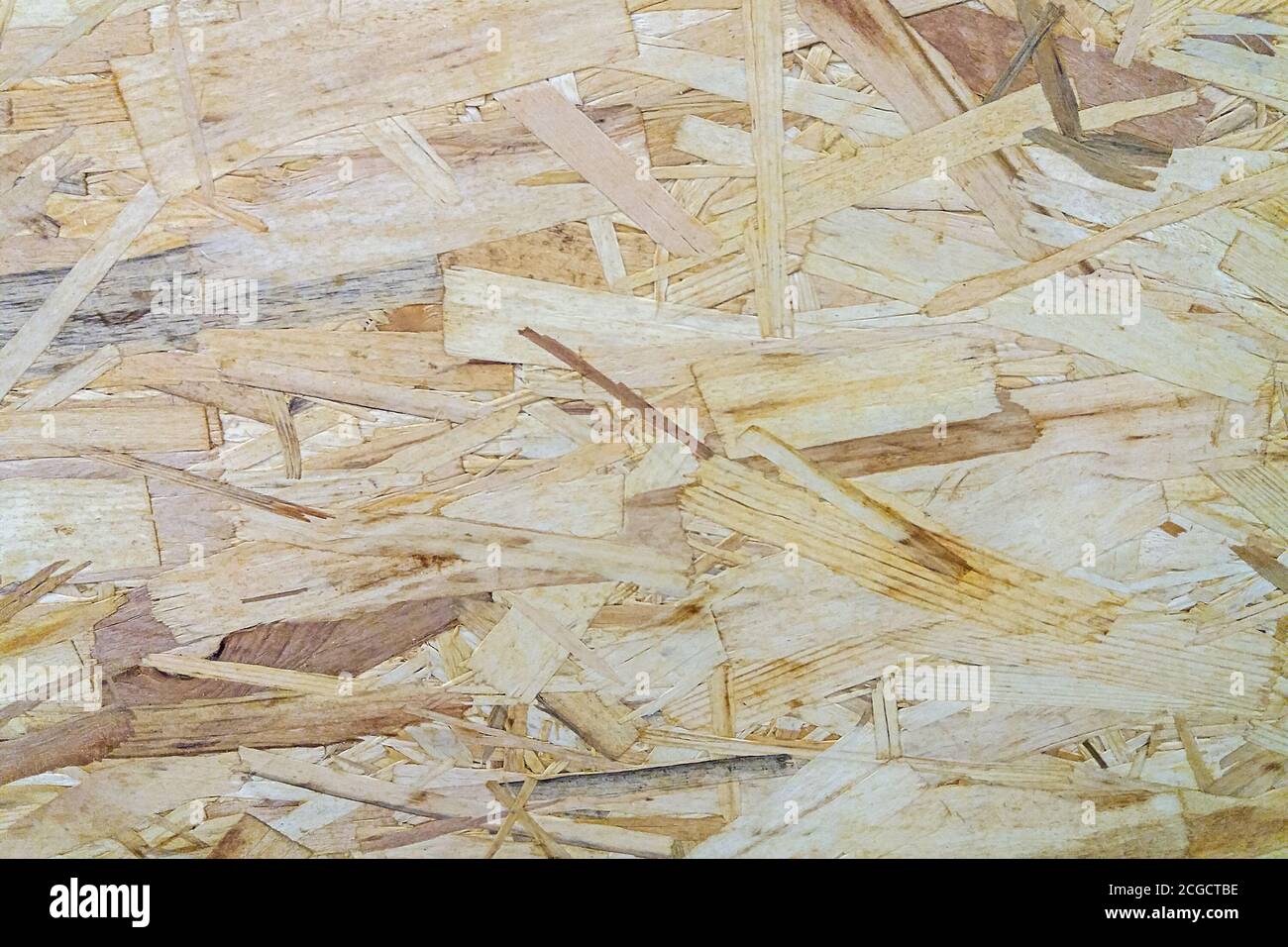 texture de panneaux de particules - déchets de bois recyclés utilisés pour la production de bâtiments matériaux Banque D'Images