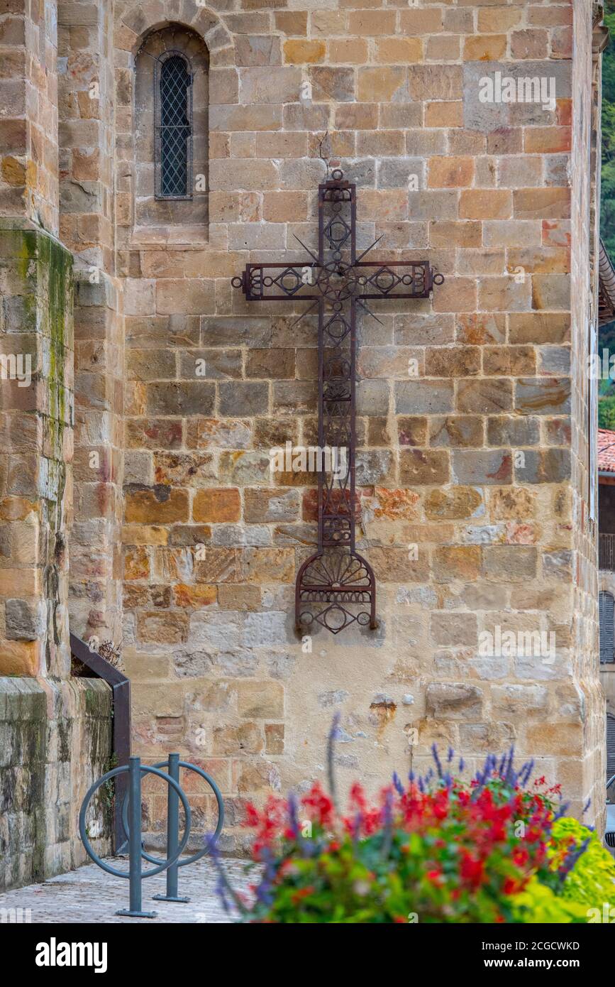 L'église saint volusien de Foix, France. Banque D'Images
