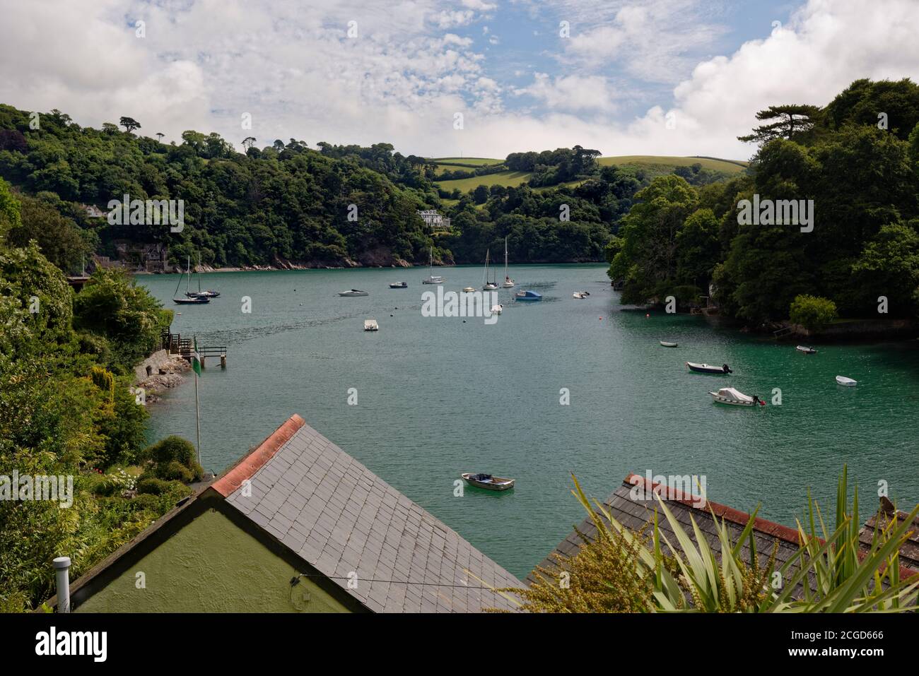 Warfleet Creek, River Dart, Royaume-Uni Banque D'Images