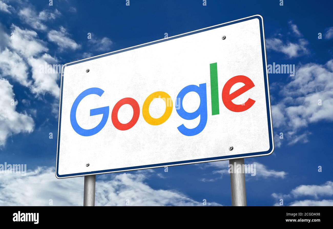 Logo Google Banque D'Images