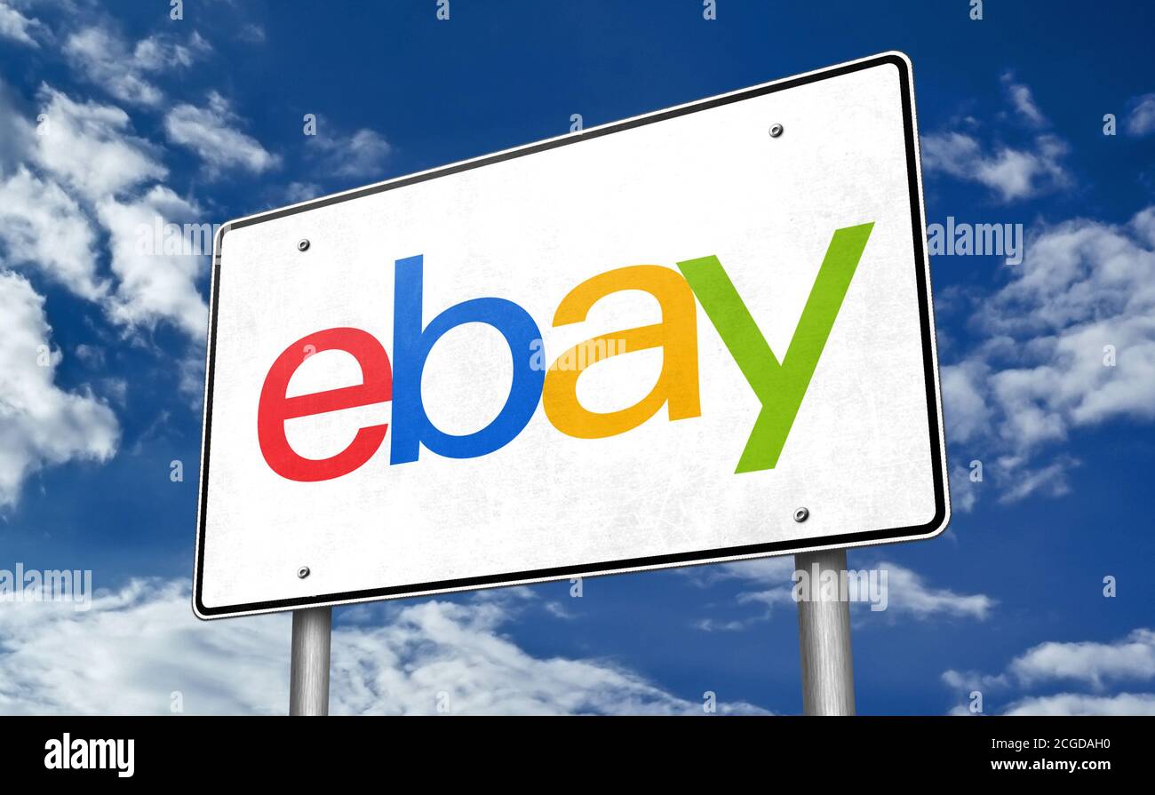 LOGO EBAY Banque D'Images