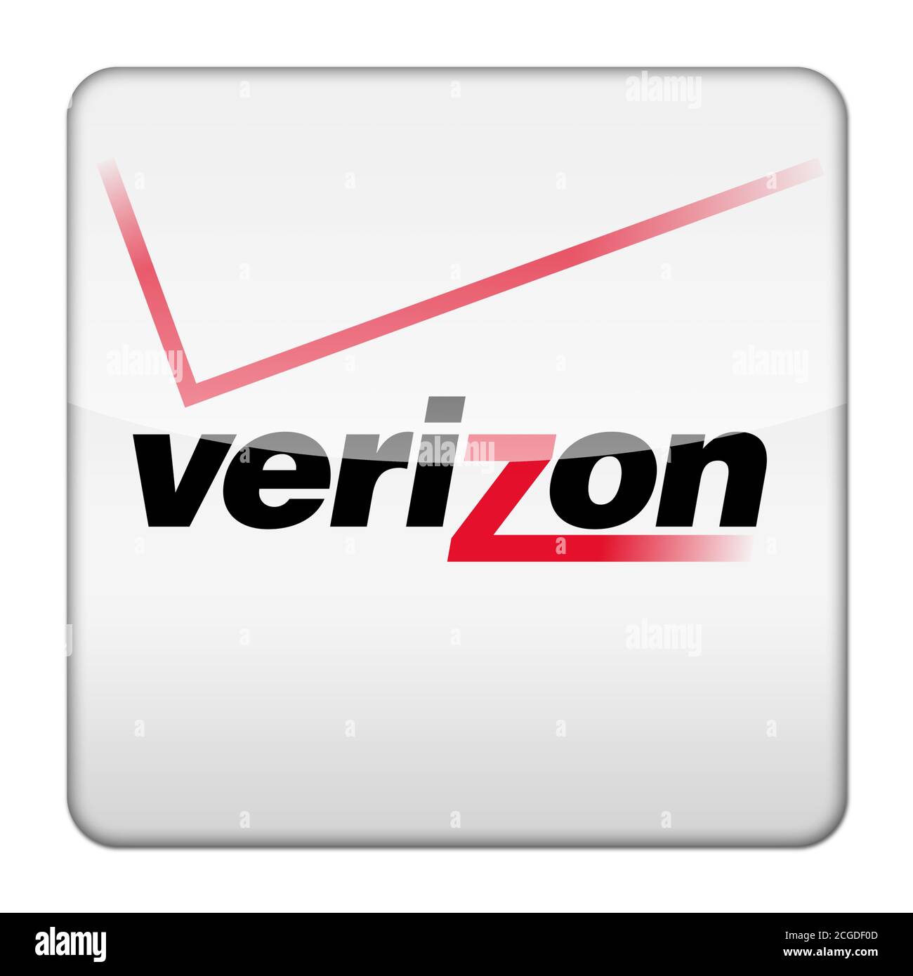 Logo Verizon Communications Banque D'Images