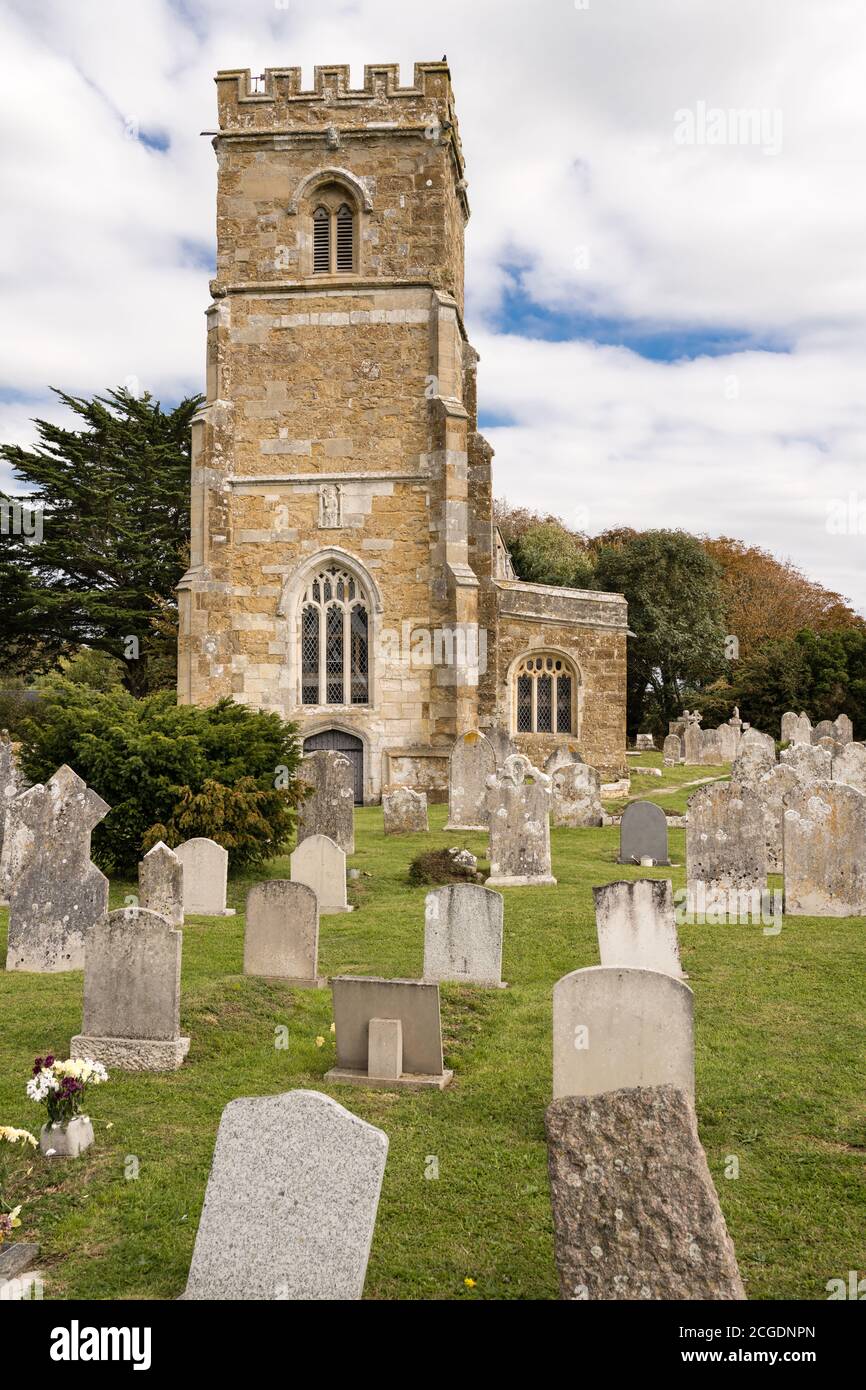 Église Saint-Nicolas Abbotsbury, Dorset Banque D'Images