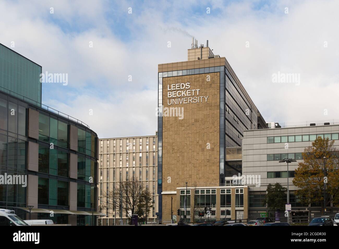 Campus de l'Université Leeds Beckett Banque D'Images