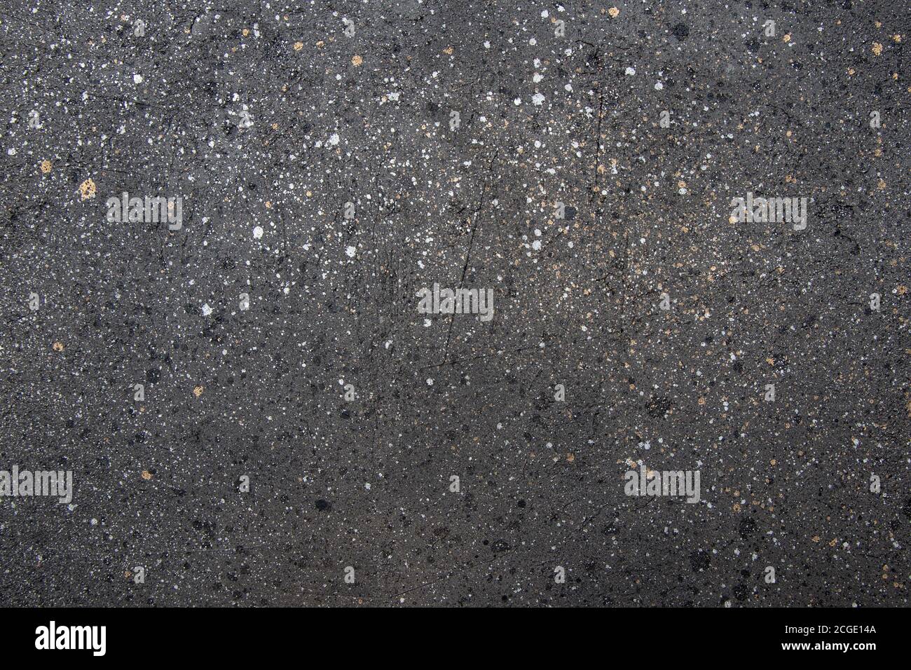 Peinture murale texturée noire, or, argent Banque D'Images