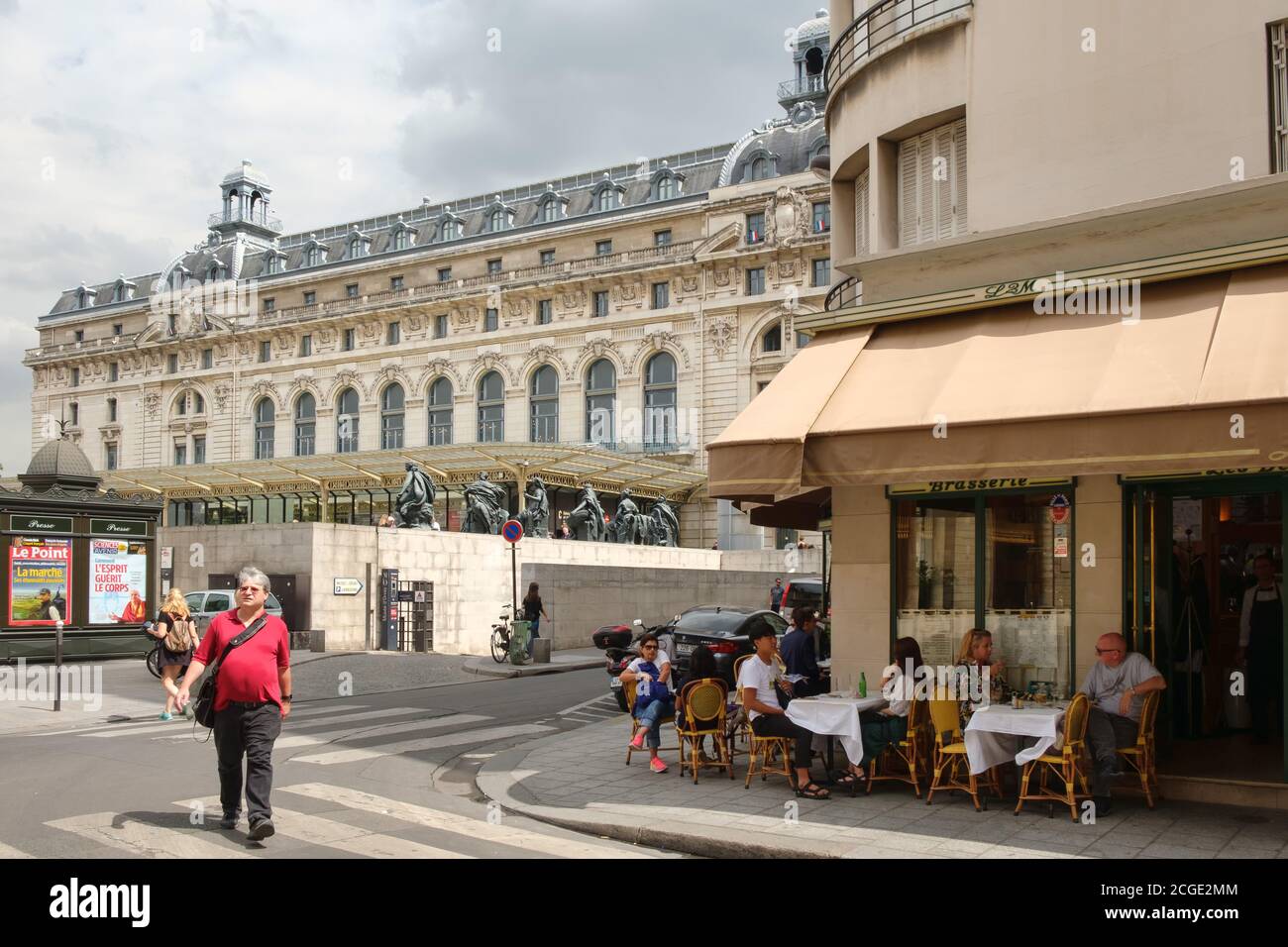 Le Musée d'Orsay à Paris, célèbre pour sa collection de chefs-d'œuvre impressionnistes Banque D'Images