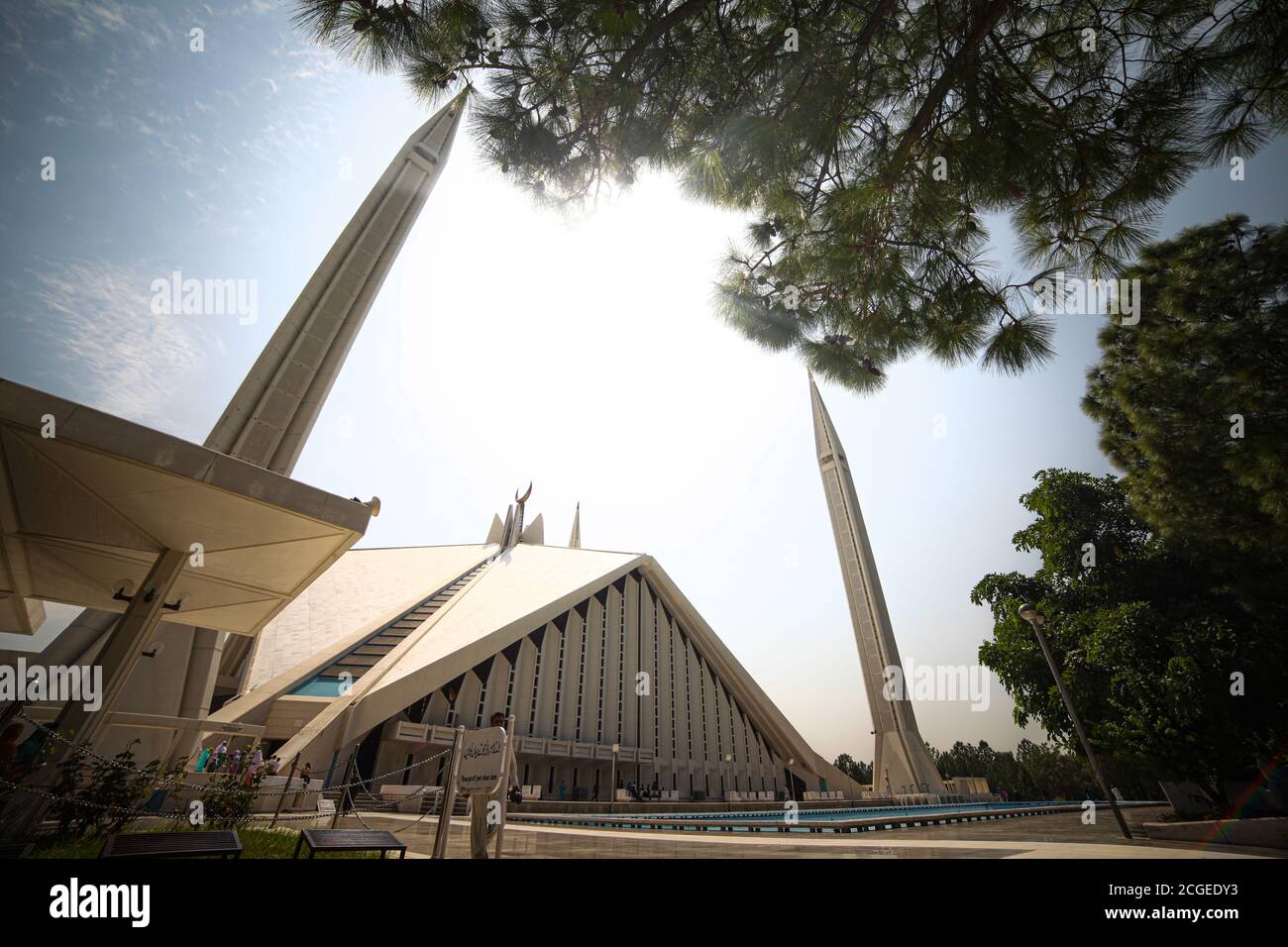 Faisal Masjid Islamabad Banque D'Images