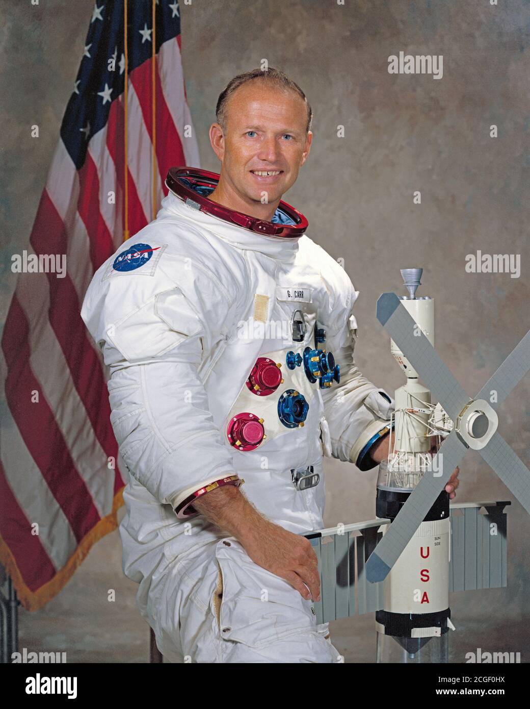 1971 - Portrait - Astronaut Gerald P. Carr Banque D'Images