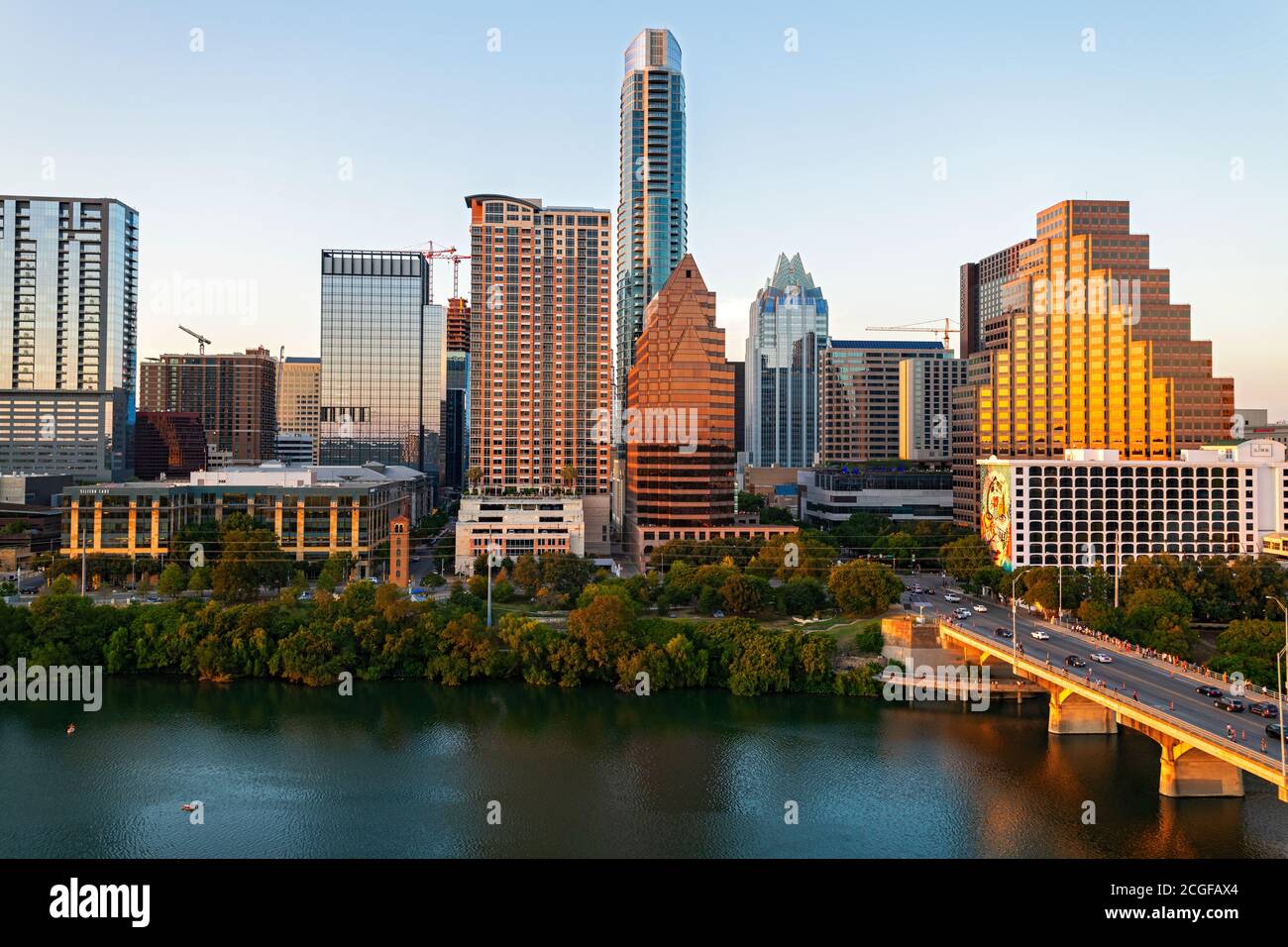 Austin, Texas skyline Banque D'Images