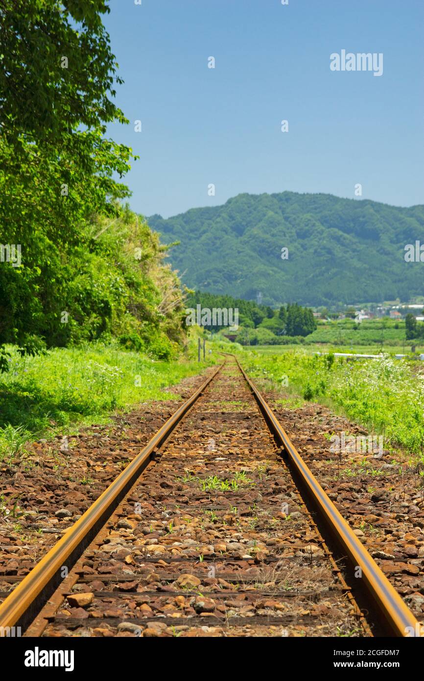 Minami Aso Railway, Kumamoto Prefecture, Japan Banque D'Images