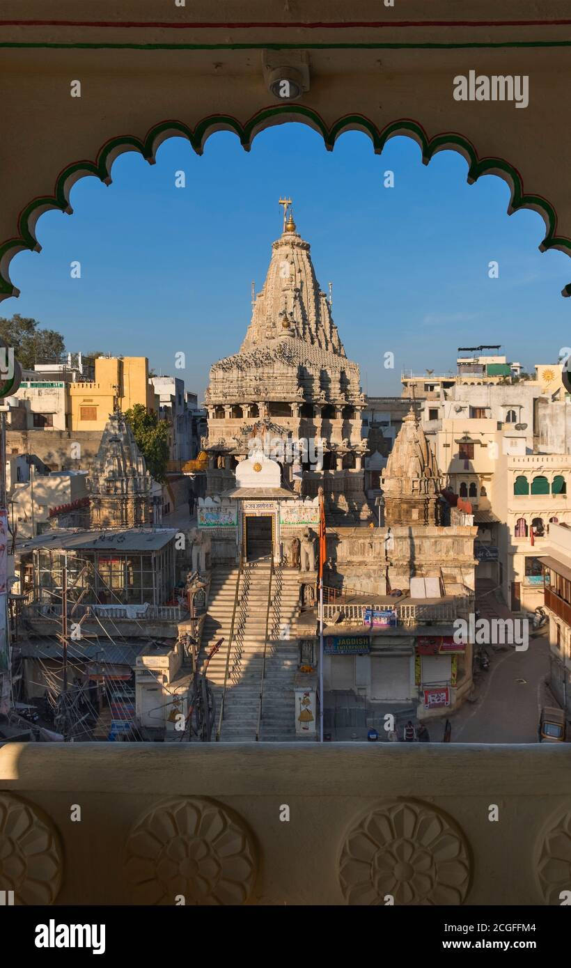 Jagdish Temple Udaipur Rajasthan Inde Banque D'Images