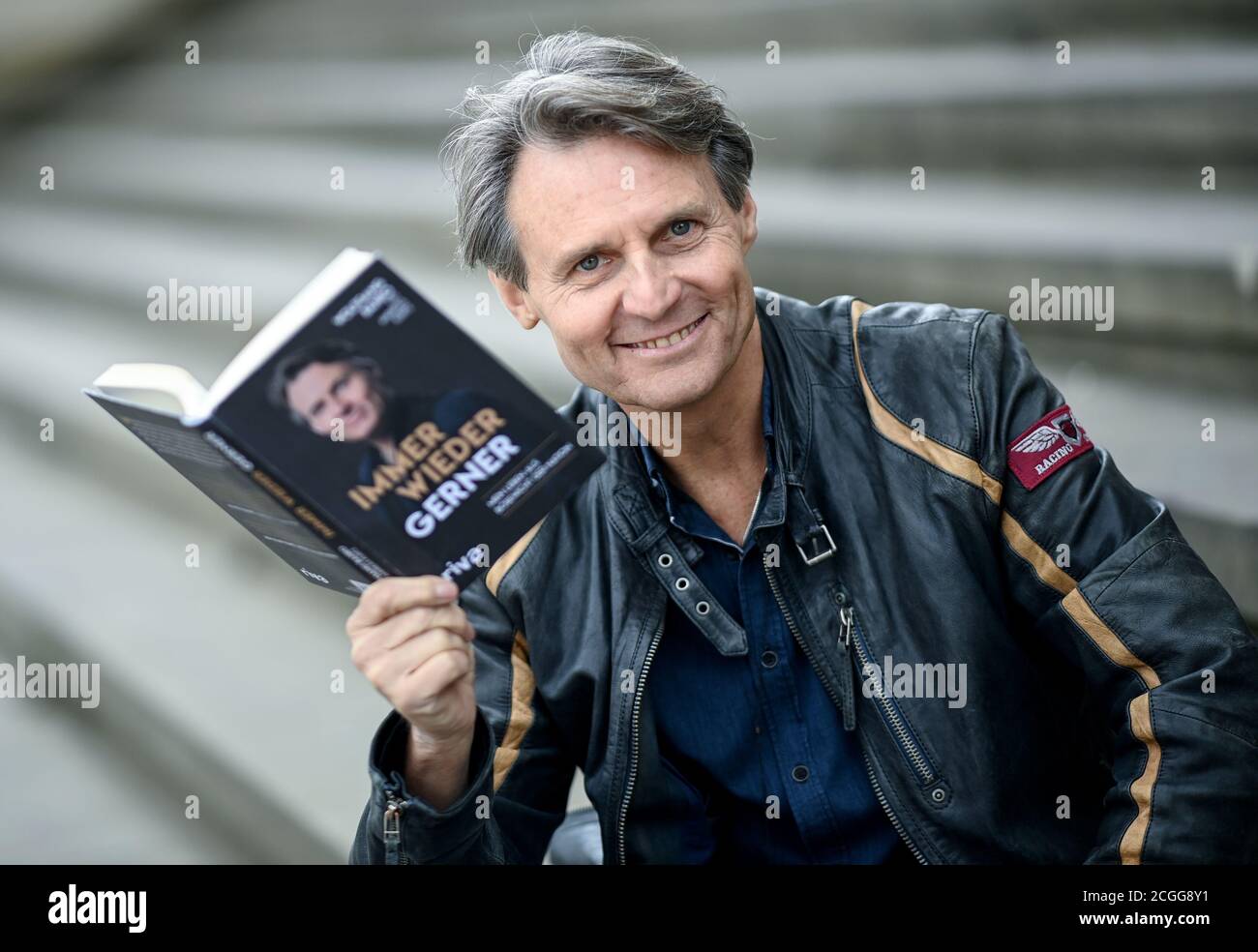 10 septembre 2020, Berlin: L'acteur Wolfgang Bahro lors d'une séance photo peu avant son 60ème anniversaire. Photo: Britta Pedersen/dpa-Zentralbild/ZB Banque D'Images