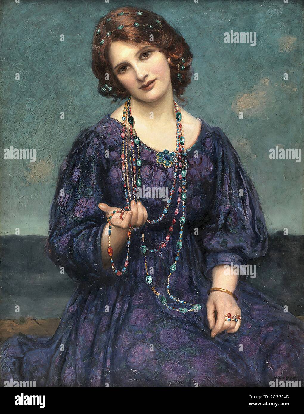 Mostyn Tom - une mémoire viennoise - British School - 19e siècle Banque D'Images