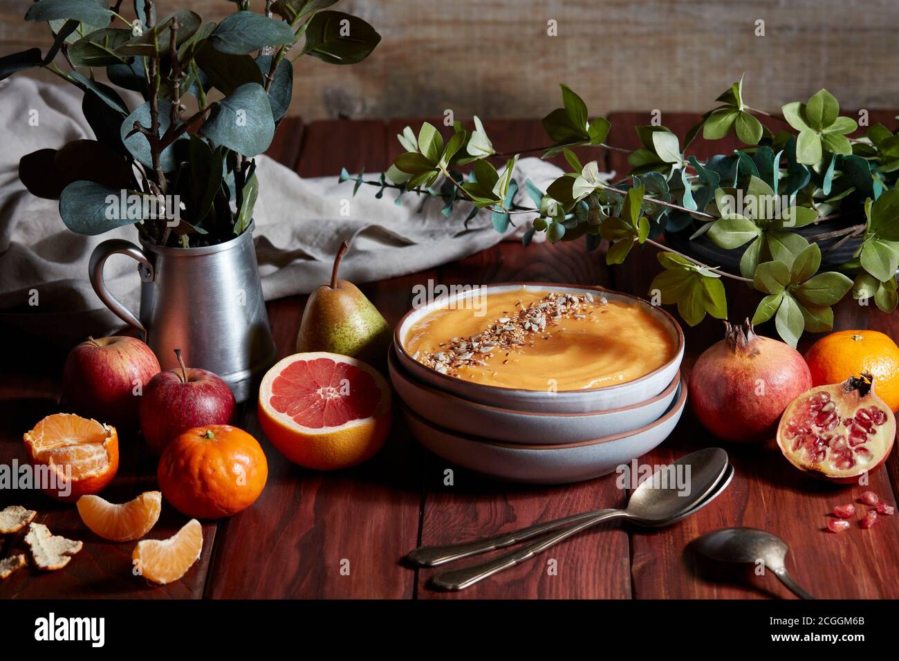 Bol smoothie Banque D'Images