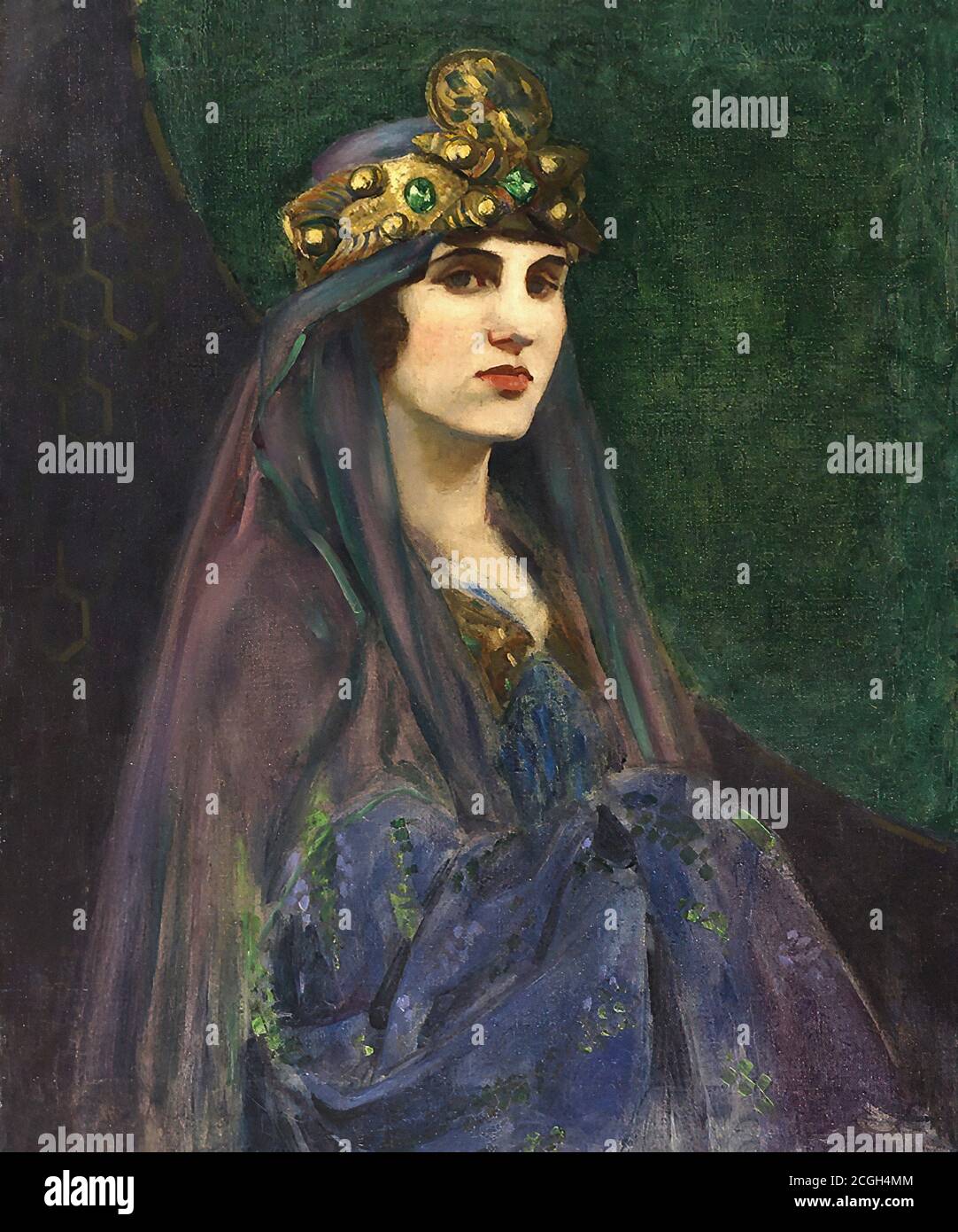 Robertson Walford Graham - une actrice - British School - 19e siècle Banque D'Images