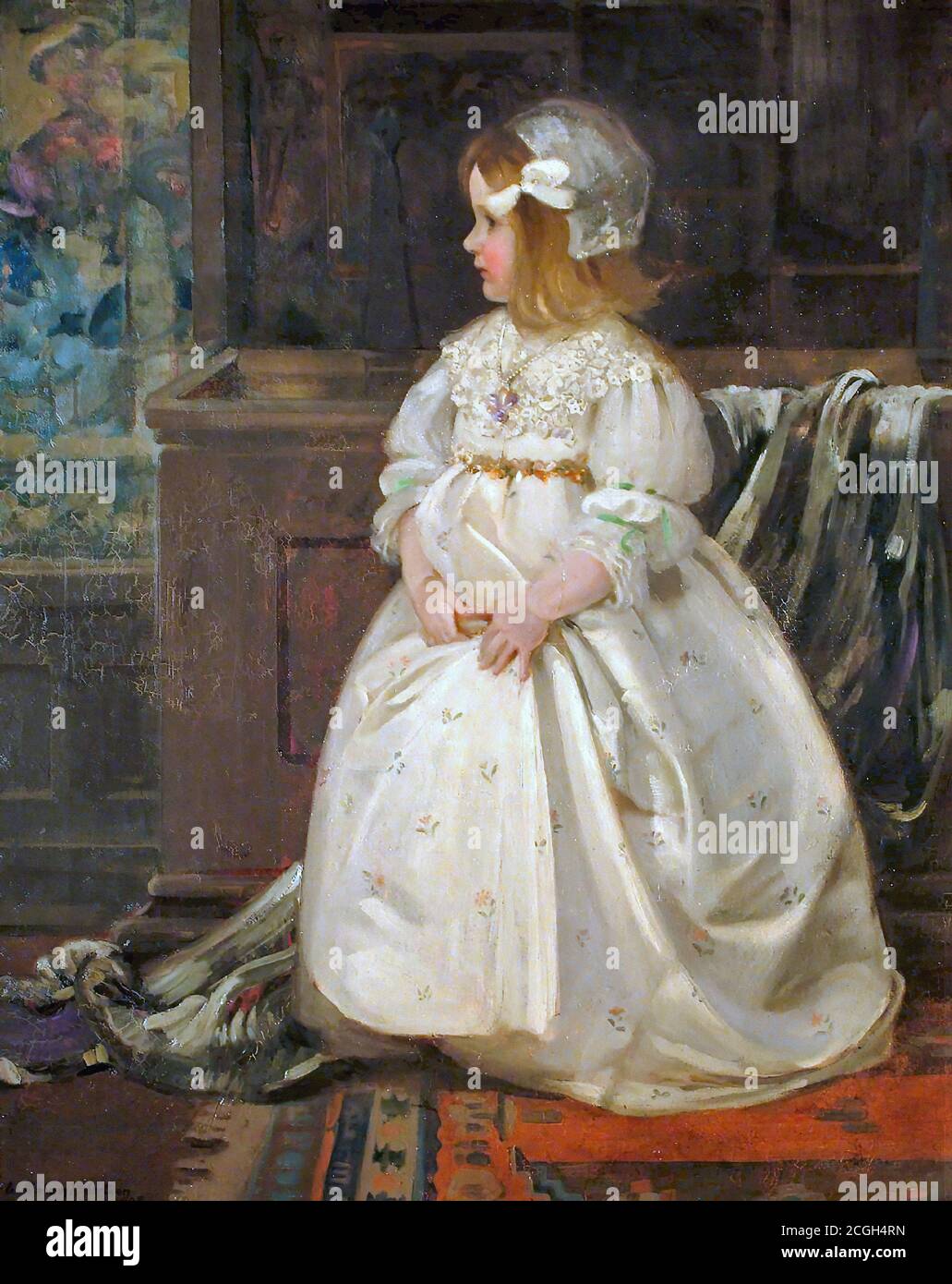 Robertson Walford Graham - Binkie - British School - 19e Siècle Banque D'Images