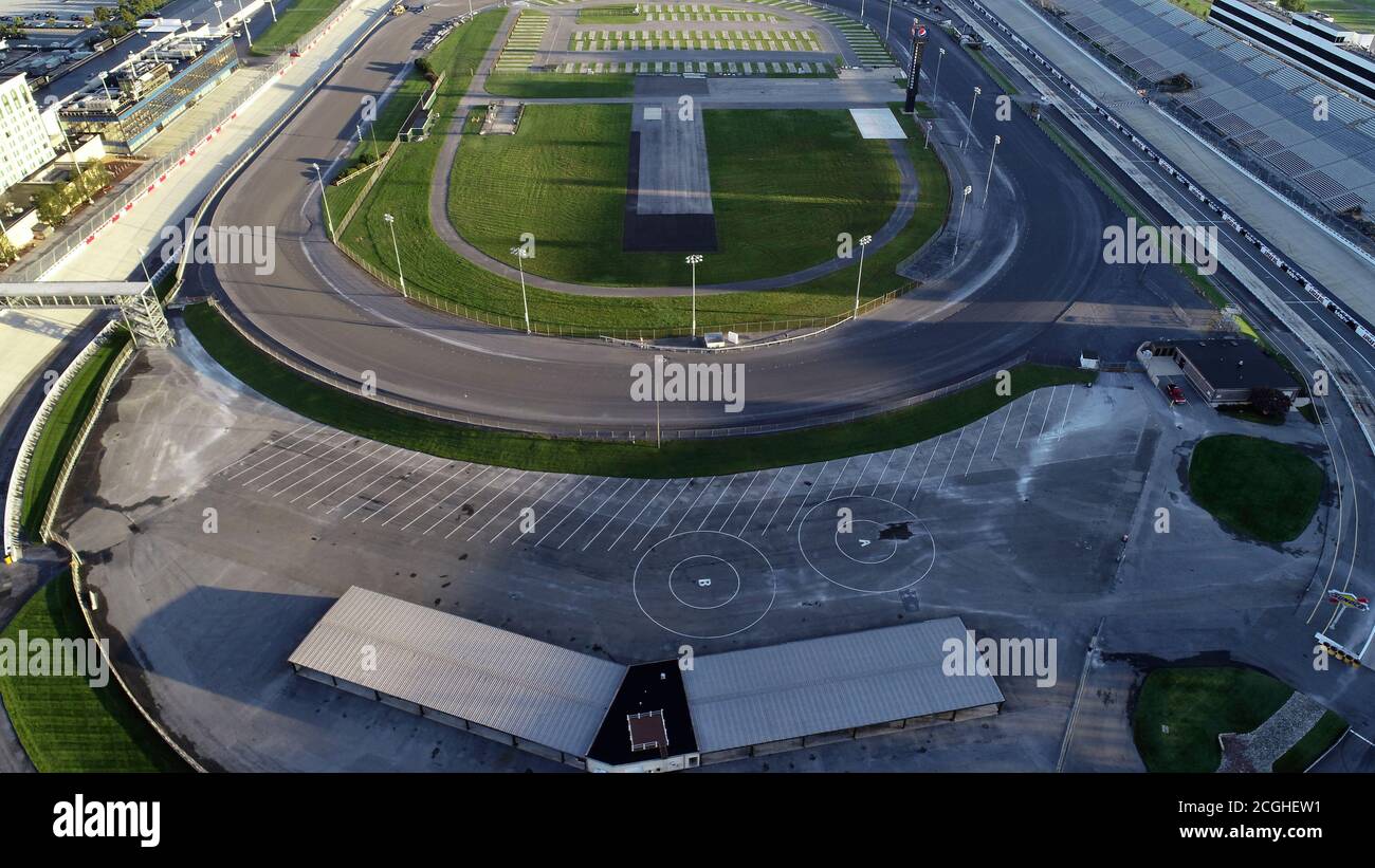 Vue aérienne de l'hippodrome de Dover Downs à Dover, Delaware Banque D'Images