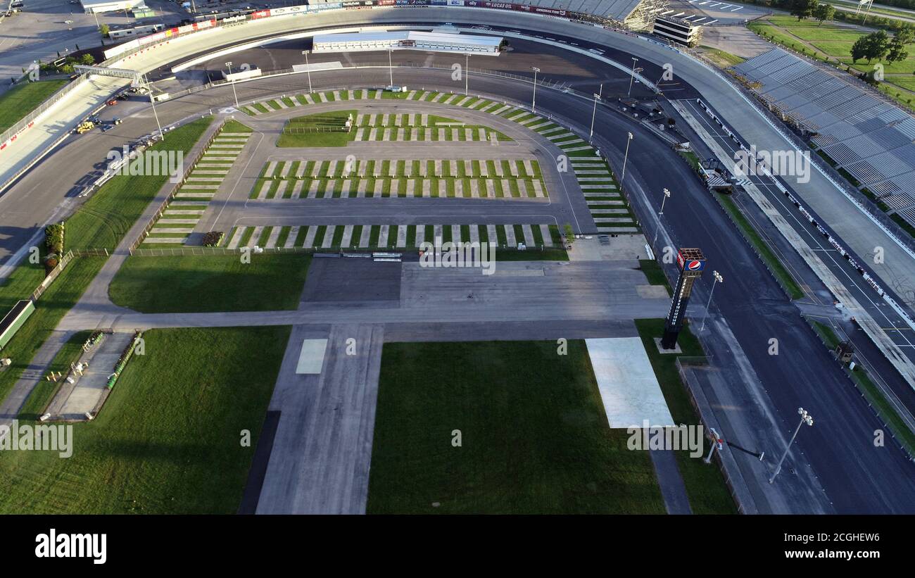 Vue aérienne de l'hippodrome de Dover Downs à Dover, Delaware Banque D'Images