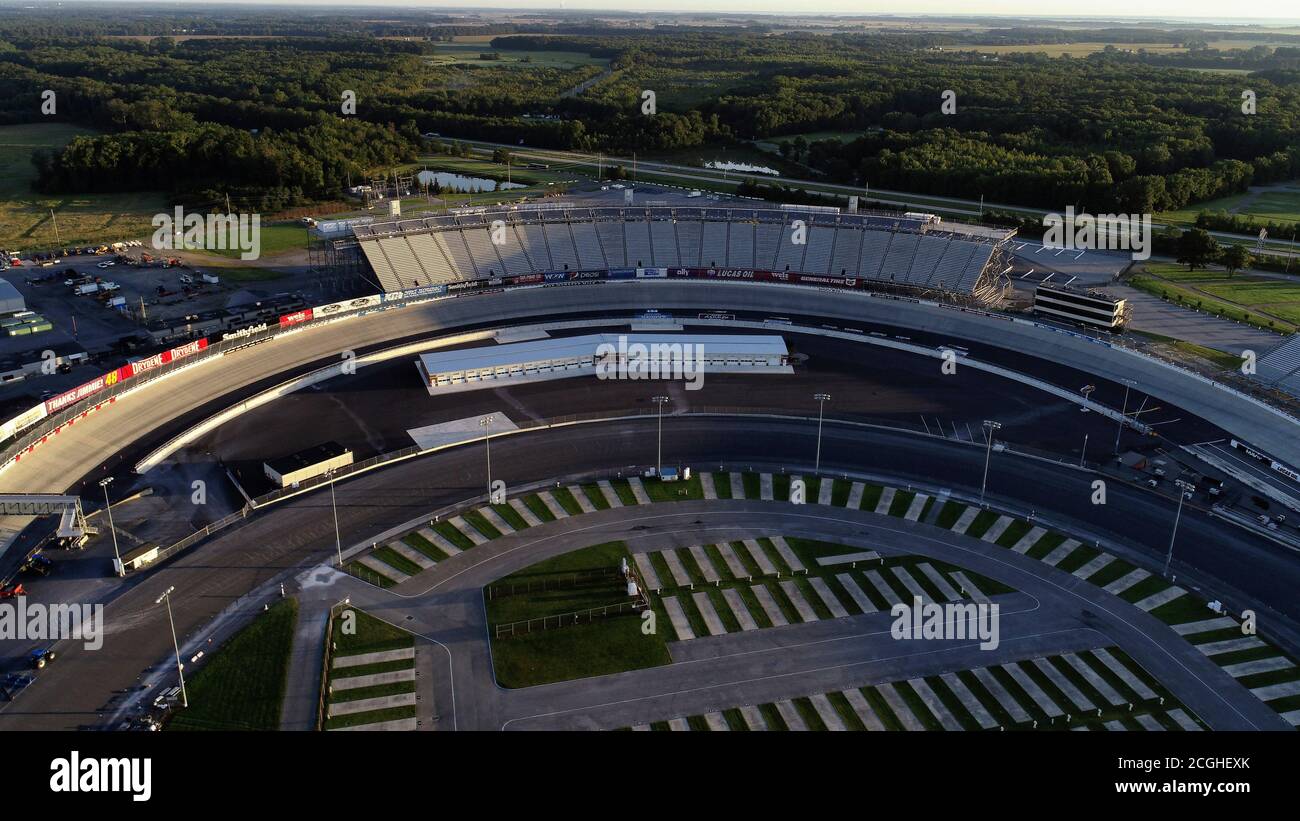 Vue aérienne de l'hippodrome de Dover Downs à Dover, Delaware Banque D'Images