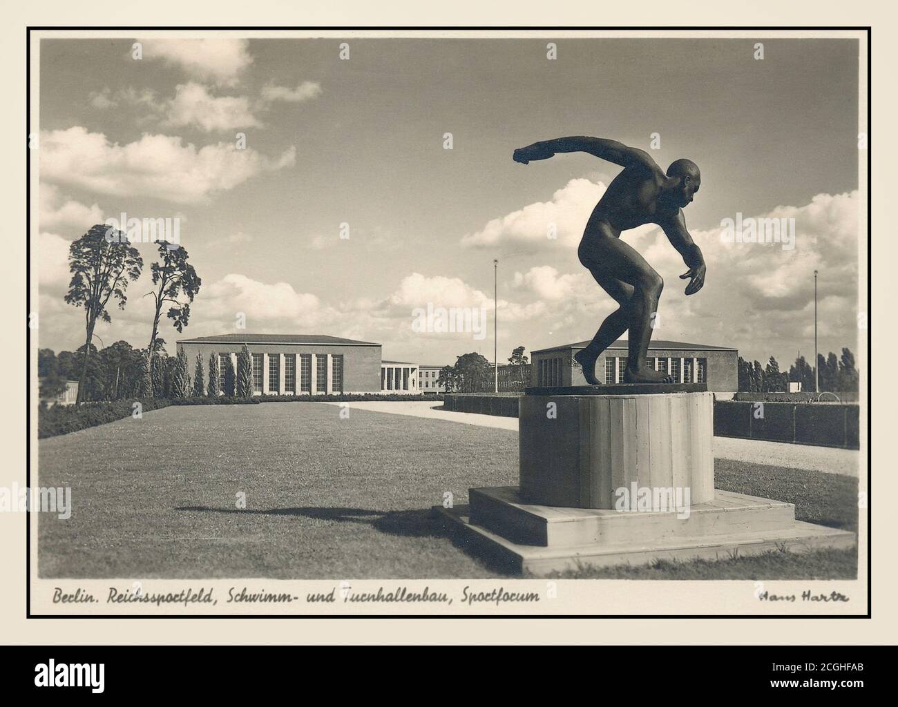 1936 Reich allemand nazi pour les Jeux Olympiques Berlin '36. Terrain