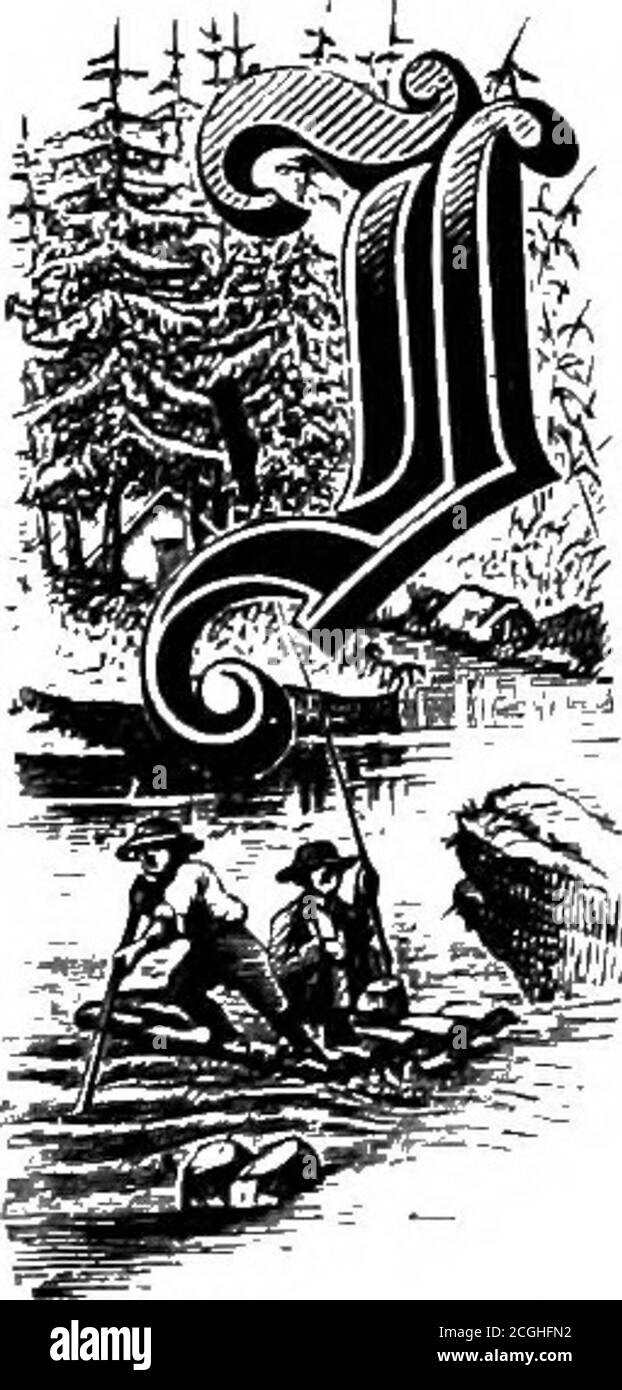 . Plaisirs de la pêche à la perche et à la bobine pour la truite et le saumon . n. Itwas une coutume que j'avais rencontré nulle part ailleurs dans toutes les myerrances. En prenant le bateau à vapeur à Paspebiac, nous avons eu 204 PLAISIRS DE LA PÊCHE à LA LIGNE. Agréable deux jours de navigation à travers le golfe du Saint-Laurent jusqu'à Québec, de là en train jusqu'à la maison de Montraland reconnaissant de ce que nous avions apprécié, et l'espoir du retour d'une autre saison, nous serons à nouveau en mesure d'aller a-pêche. Pêche à la truite dans l'Adirondack. CHAPITRE XXVI. VISITE AUX ADIRONDACKS EN 1873 QUAND PÊCHER —- UN PARC NATIONAL POEEST MÉDECINE. La pêche à la ligne ressemble quelque peu à la poésie: Les hommes doivent naître ainsi Banque D'Images