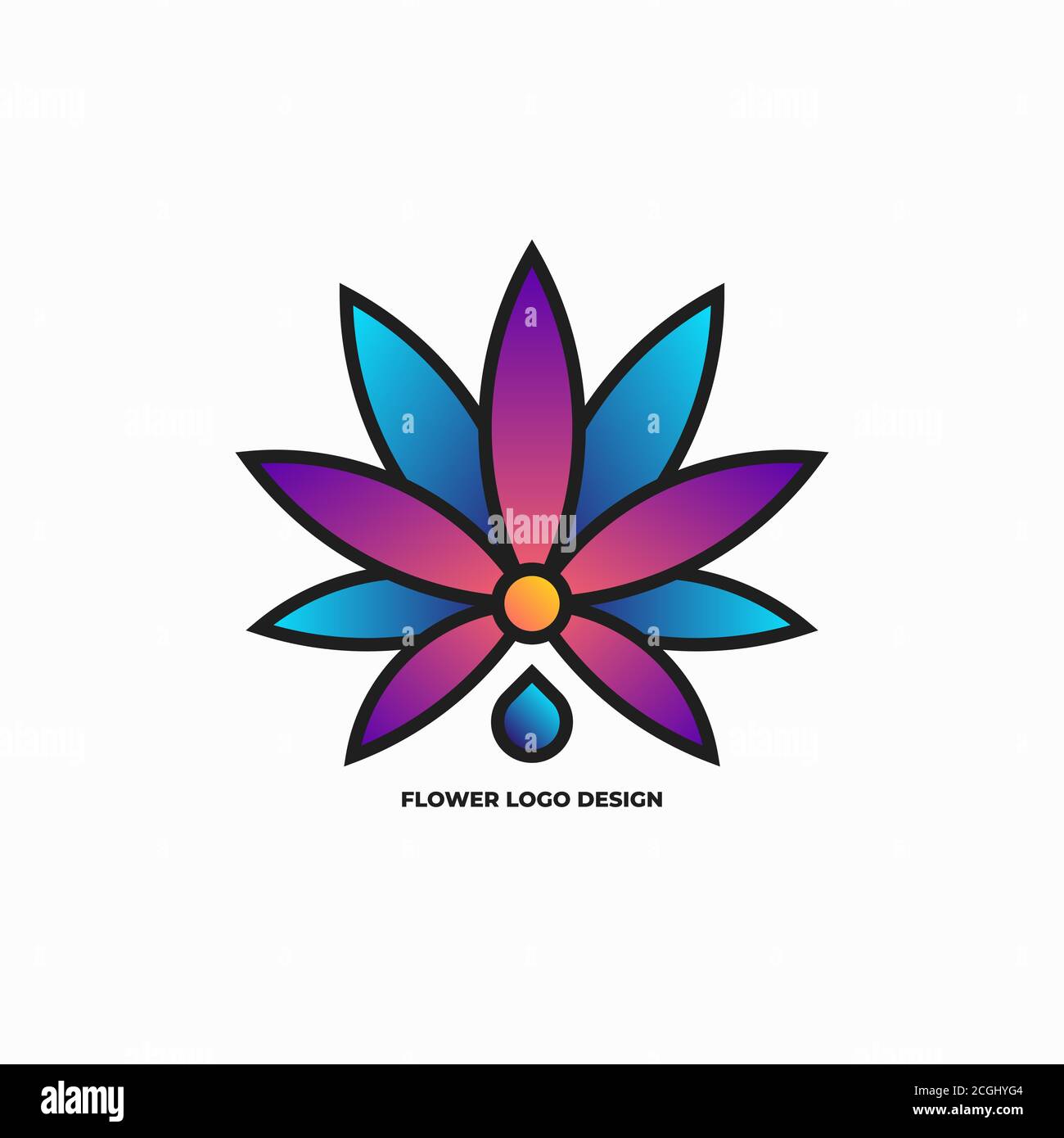 Logo de fleur Banque de photographies et d’images à haute résolution ...