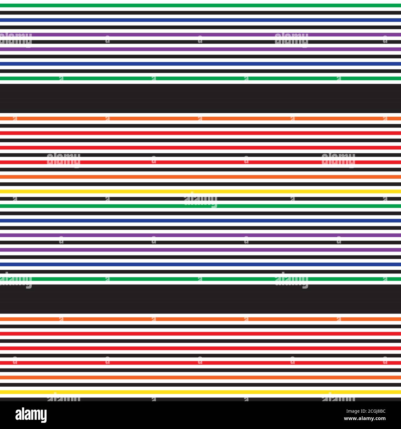 Fond sans couture à rayures multicolores adapté aux textiles de mode Illustration de Vecteur
