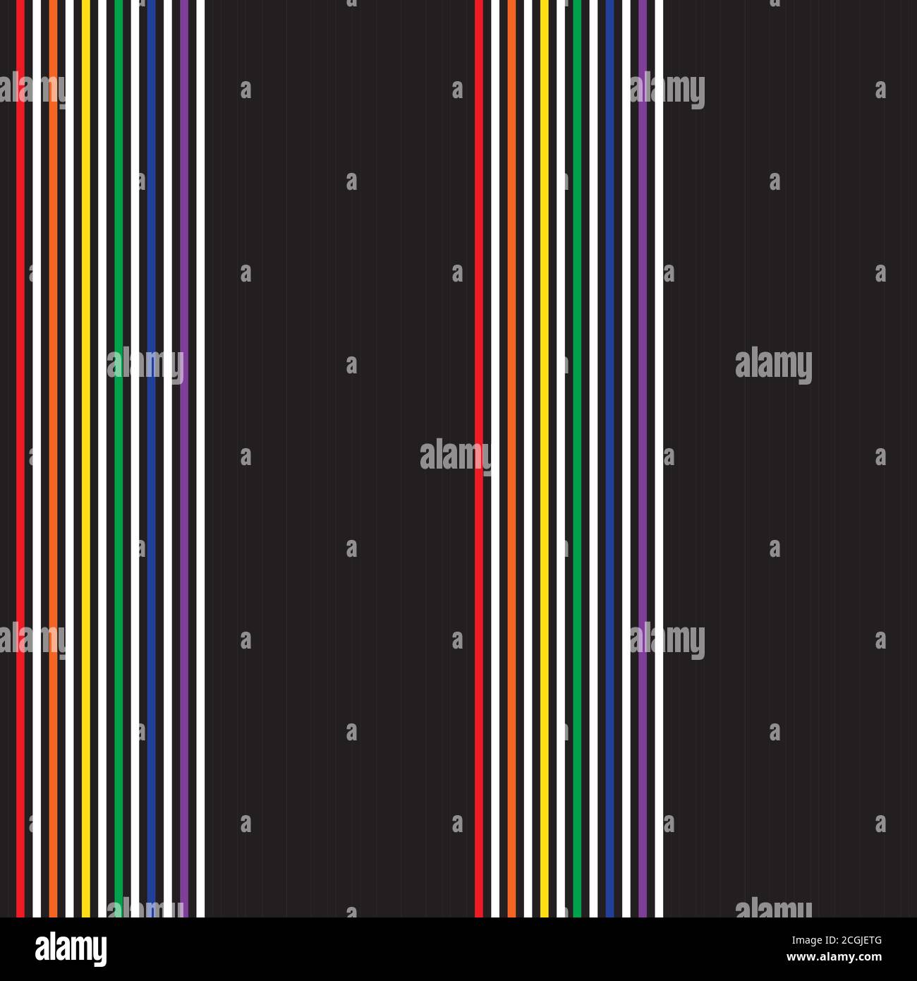 Fond sans couture à rayures multicolores adapté aux textiles de mode Illustration de Vecteur