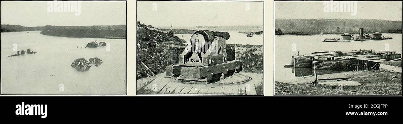 . Photographies originales prises sur les champs de bataille pendant la guerre civile des États-Unis . DUTCH GAP CANAL ENTRANT DANS LA RIVIÈRE JAMES EN VIRGINIE CONSTRUIT SOUS UN FEU SÉVÈRE. OBSTRUCTIONS DANS LA RIVIÈRE JAMES PRÈS DE DREWRY S BLUFF CONFEDERATE FORT DARLING À DREWRY S BLUFF AIKEN S LANDING, OÙ LES PRISONNIERS ONT ÉTÉ ÉCHANGÉS ALORS que Grant était en mouvement vers Richmond depuis le nord, Butler a forcé son chemin depuis Vorktown au sud, menace Richmond depuis la péninsule asMcClellan avait fait deux ans be-fcre. C'est à ce moment que les photographies présentées ici étaient takenin mai 1864. Butler a réussi à détruire la pièce Banque D'Images