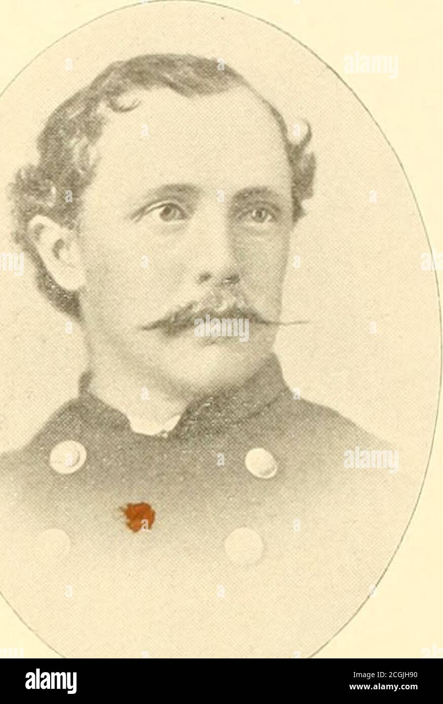 . Officiers de l'armée et de la marine (volontaires) qui ont servi dans la guerre civile . et en juillet 1864, a été affecté comme chef de quart-maître par intérim du corps de Cavalry du .Arm)- du Poto-mac. Il accompagna le général Sheridan de deux divisions de la cavalerie (Torberts et Custers) et du Sixième corps d'armée jusqu'à la vallée de Shenandoah. Le général Sheridan a été placé à la tête de la division militaire de MiddleMilitary, le colonel page a été affecté comme chef de quart de son commandement et a reçu pro-motion au rang de lieutenant-colonel et de maître-quart du corps de cavalerie de l'armée de thePot Banque D'Images