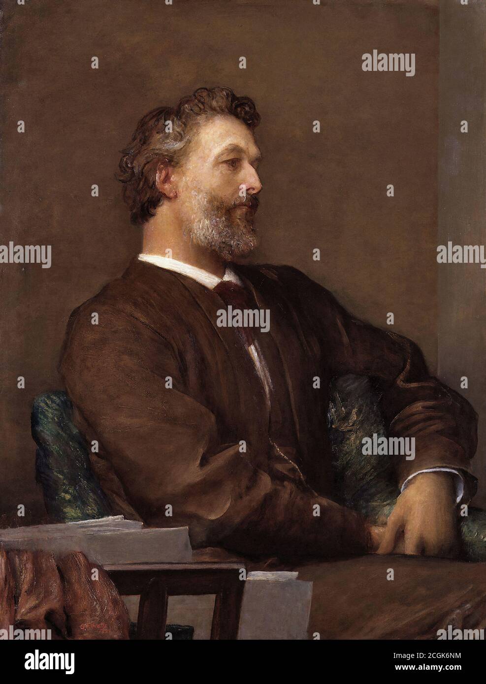 Watts George Frederick - Frédéric Lord Leighton 2 - Britannique École - 19e siècle Banque D'Images